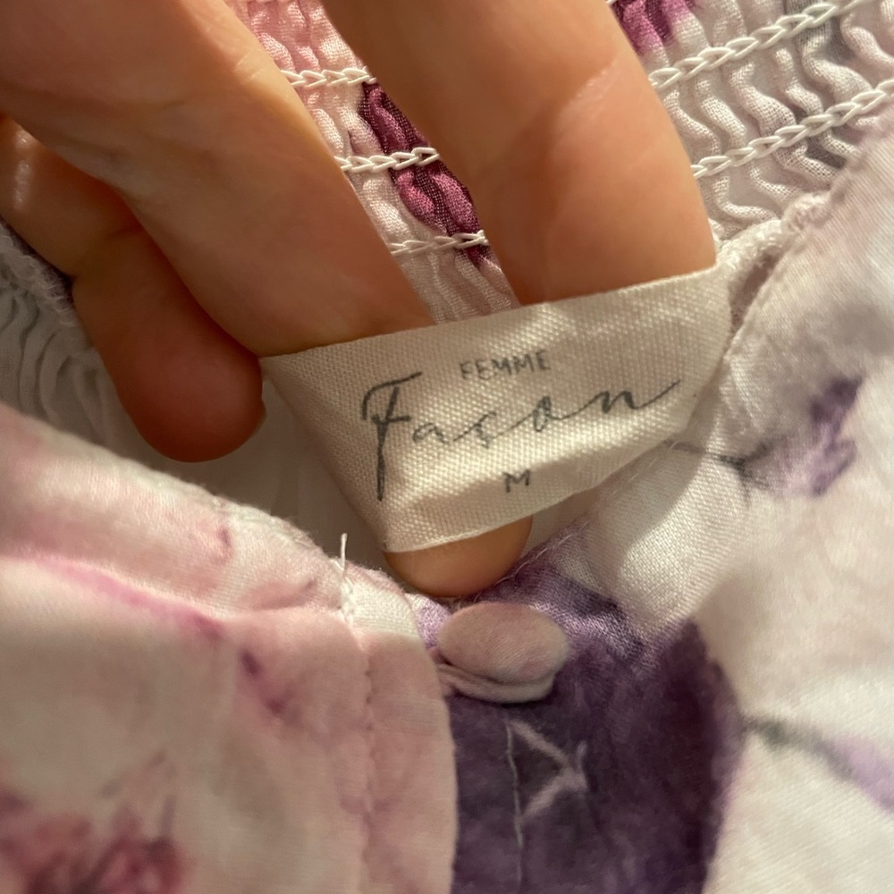 Floral Ruffle Hem Skirt - Picture 3 of 4